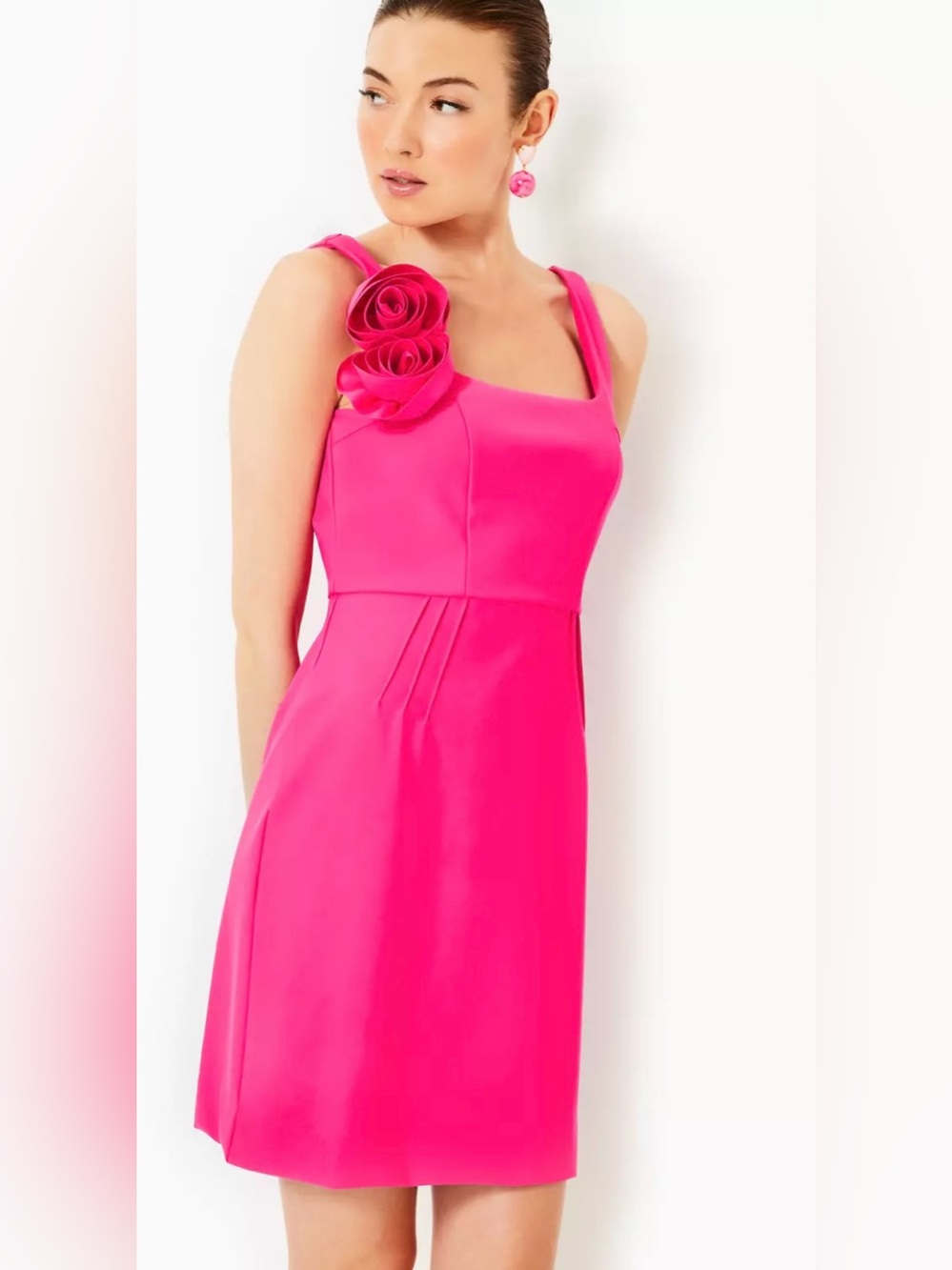 Lilly Pulitzer Passion Fruit Pink Jade Dress - Picture 11 of 11
